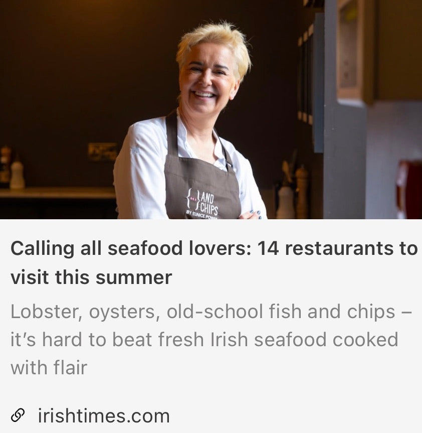The Glyde Inn Named Among Ireland's Top Seafood Destinations by The Irish Times