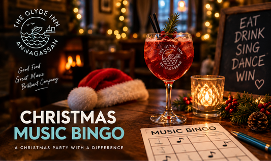 🎄 Christmas Music Bingo & Karaoke at The Glyde Inn